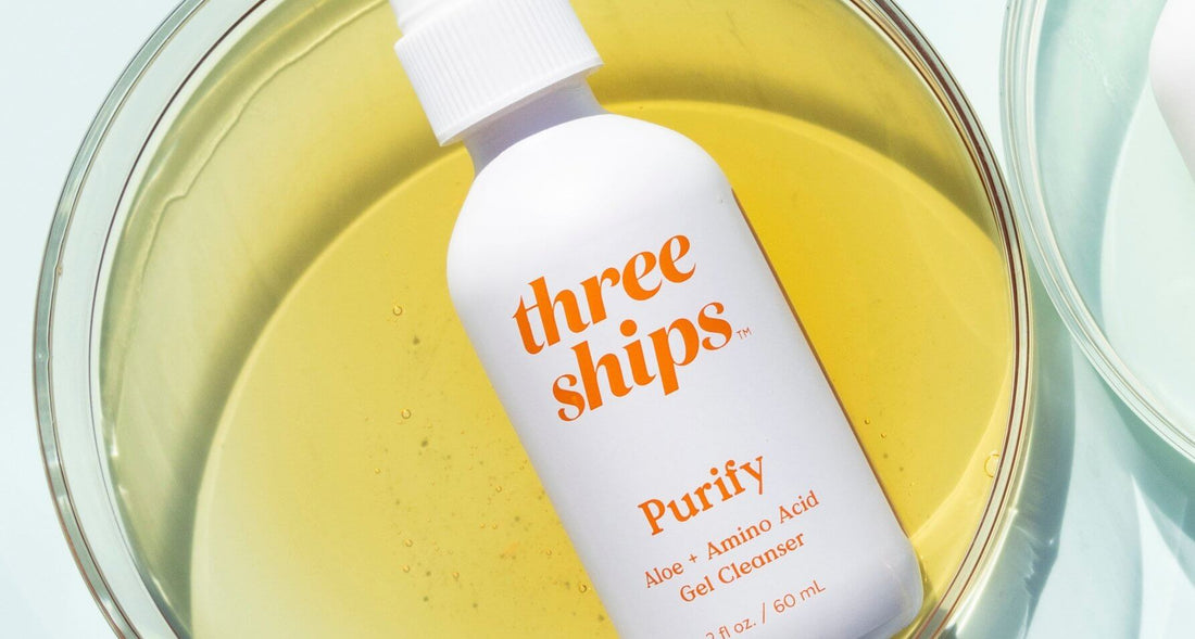 Everything You Need to Know About Our Gel Cleanser: Purify - Three Ships