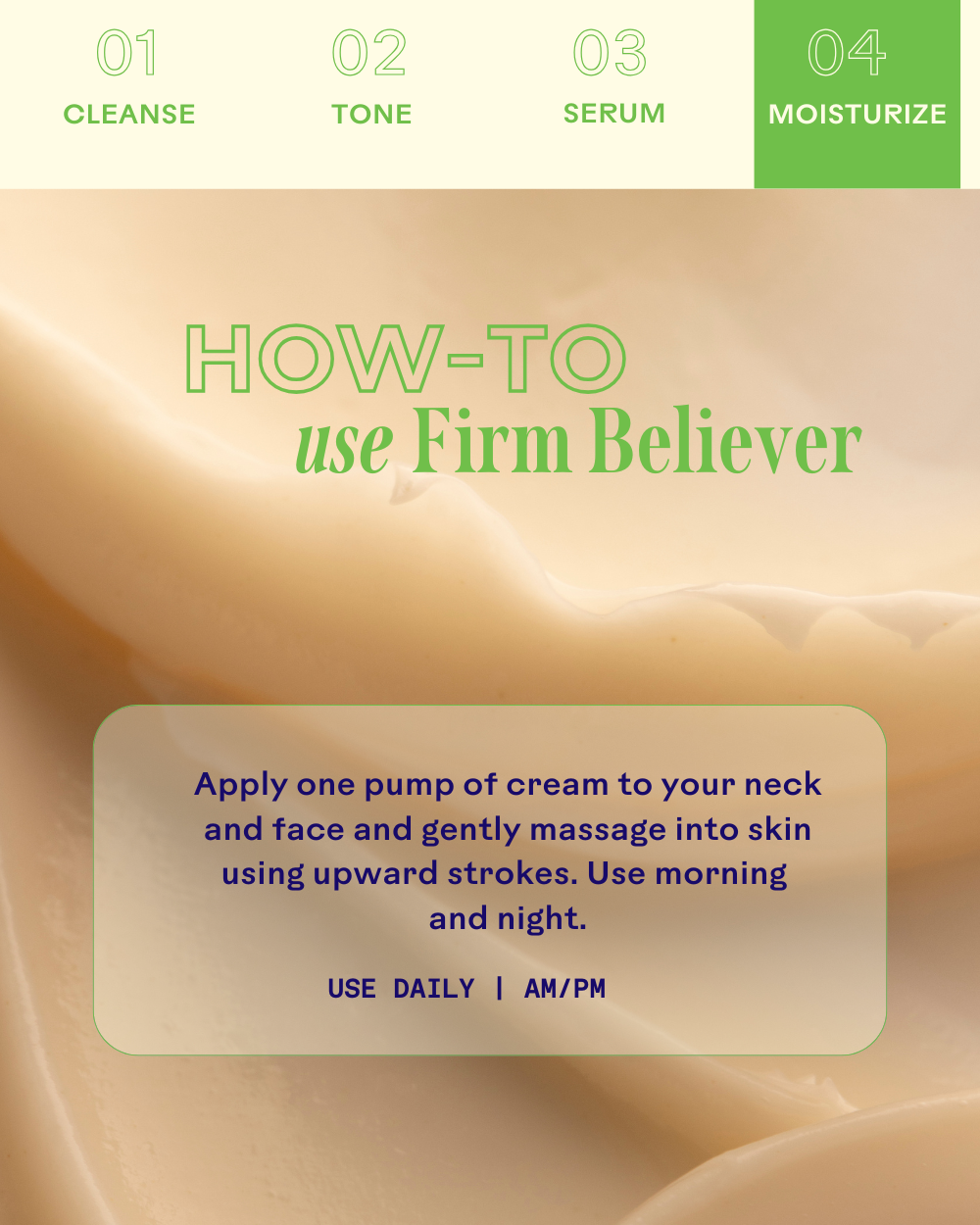 Firm Believer™ Goji Stem Cell + Pomegranate Smoothing Neck + Face Cream