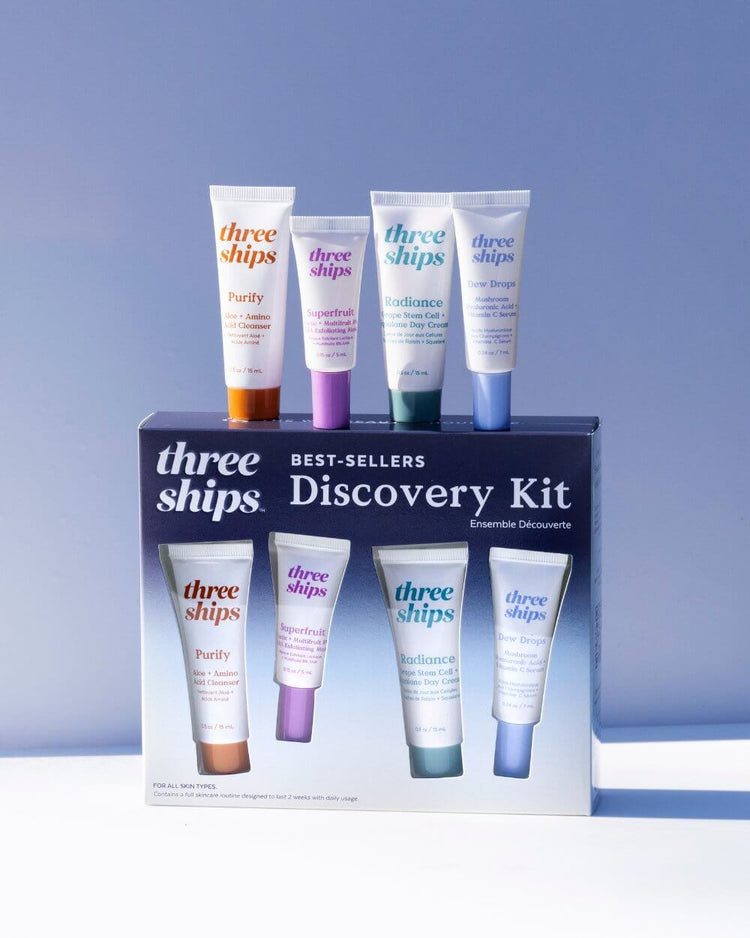 Best-Sellers Discovery Kit Three Ships Natural Vegan Cruelty-free Skincare